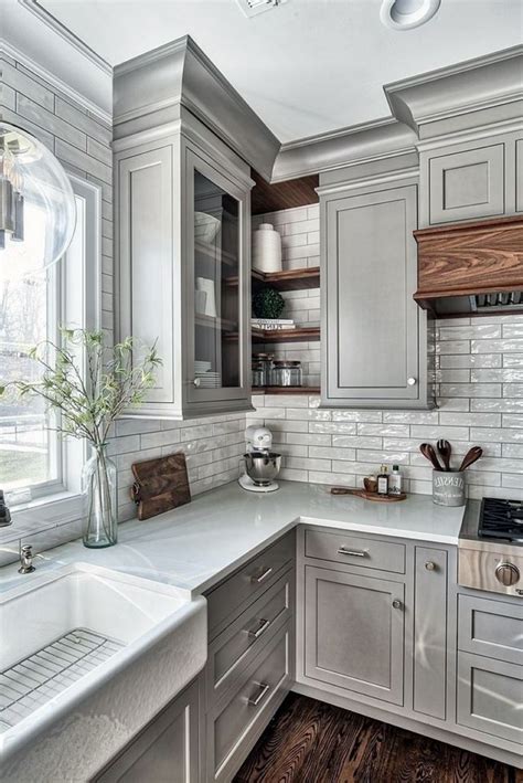 light grey cabinets